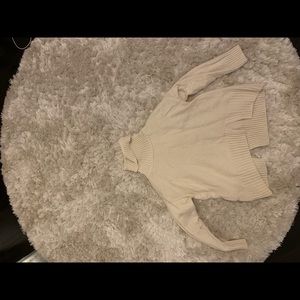 Cream turtleneck from SHEIN for women.